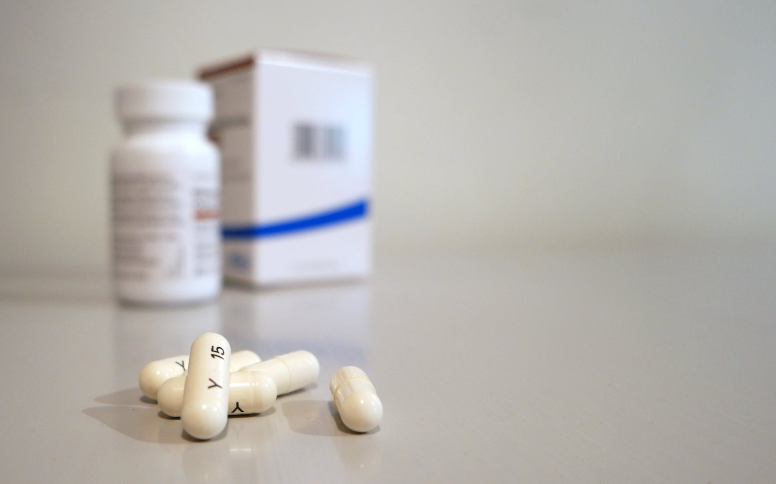 A bottle of prescription fentanyl tablets