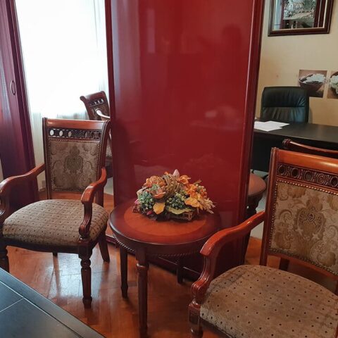 office of the director of Dr. Vorobjev Hospital